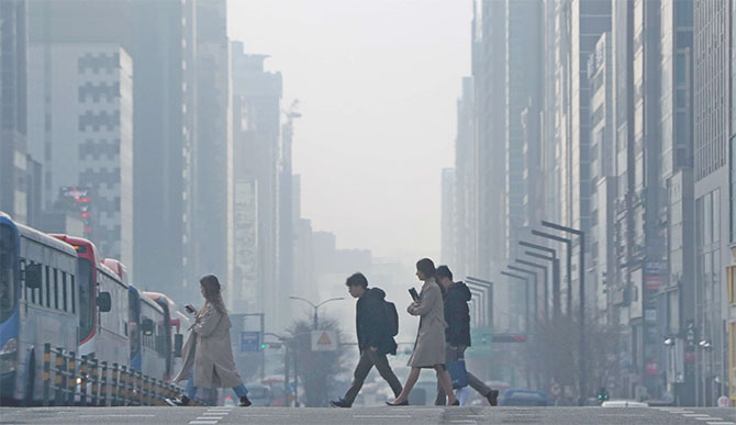 미세먼지 사진