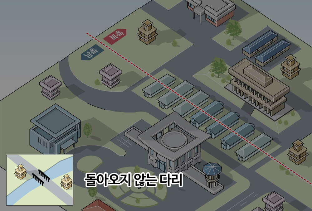 돌아오지 않는 다리 위치
