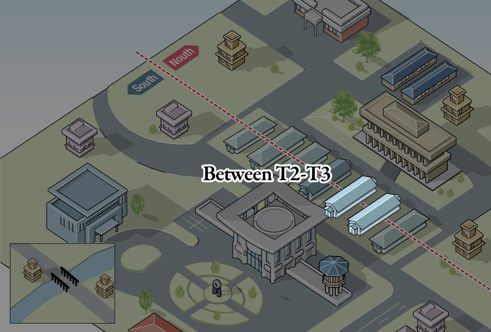 Between T2-T3